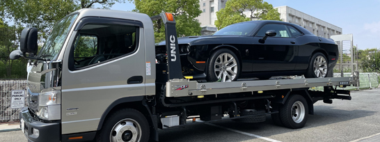 積載車・代車も完備！近県のお引き取りもお気軽にご相談下さい！